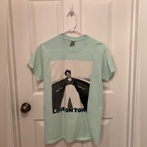 new love on tour small blue tee bought at concert in 2021. no longer sold